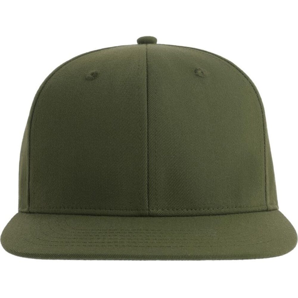 Atlantis Unisex Adult James 6 Panel Recycled Polyester  Cap / Olive